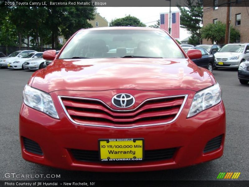 Barcelona Red Metallic / Bisque 2010 Toyota Camry LE