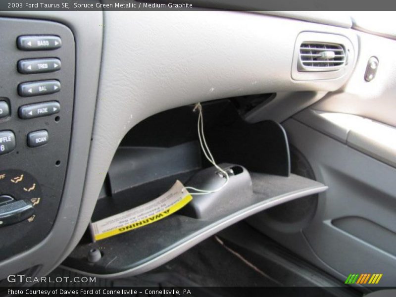 Spruce Green Metallic / Medium Graphite 2003 Ford Taurus SE
