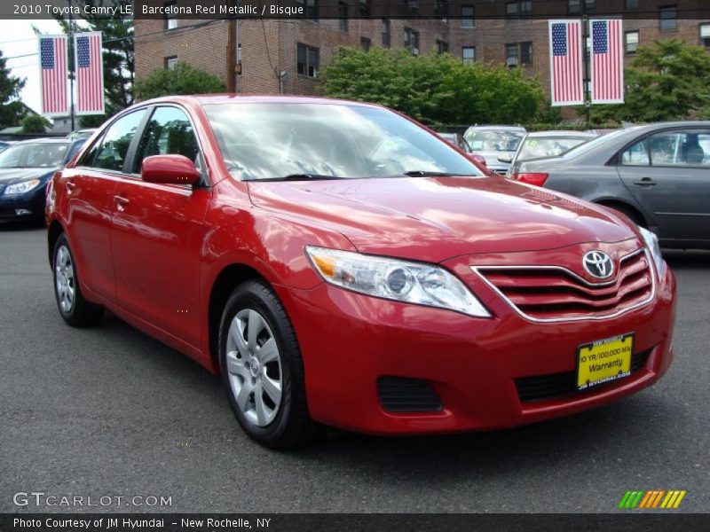 Barcelona Red Metallic / Bisque 2010 Toyota Camry LE