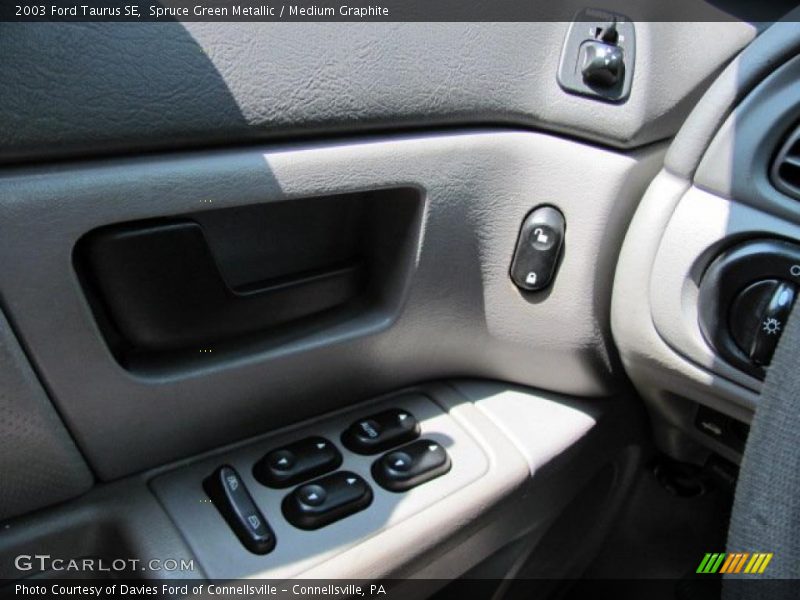 Spruce Green Metallic / Medium Graphite 2003 Ford Taurus SE