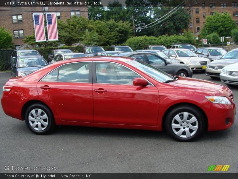 Barcelona Red Metallic / Bisque 2010 Toyota Camry LE