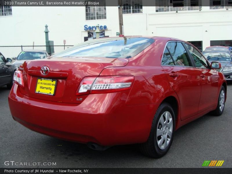 Barcelona Red Metallic / Bisque 2010 Toyota Camry LE