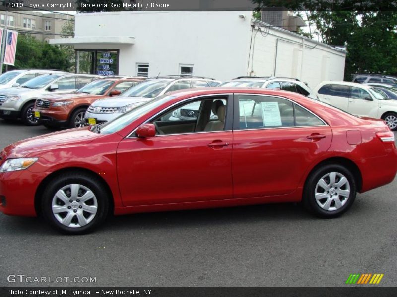 Barcelona Red Metallic / Bisque 2010 Toyota Camry LE