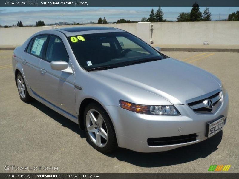 Satin Silver Metallic / Ebony 2004 Acura TL 3.2
