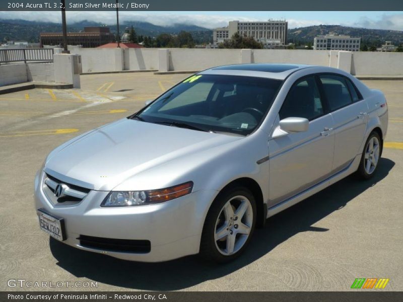 Satin Silver Metallic / Ebony 2004 Acura TL 3.2