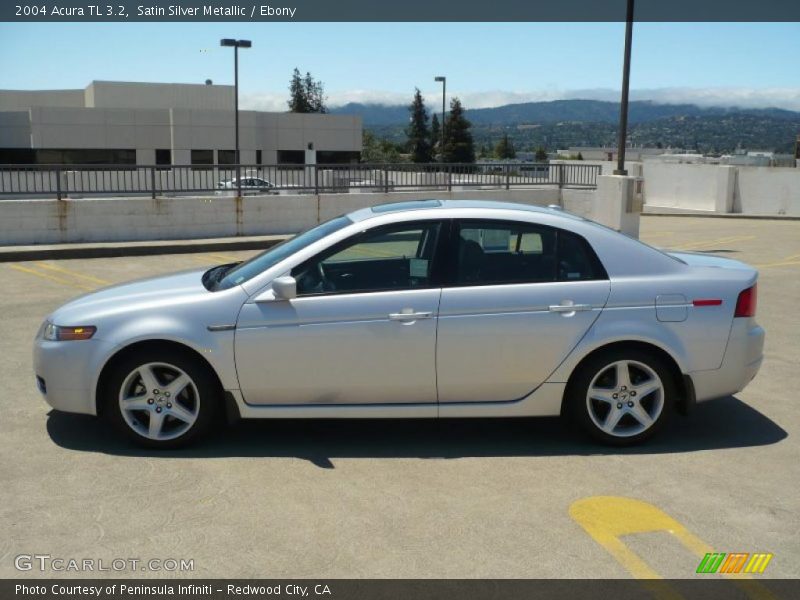 Satin Silver Metallic / Ebony 2004 Acura TL 3.2