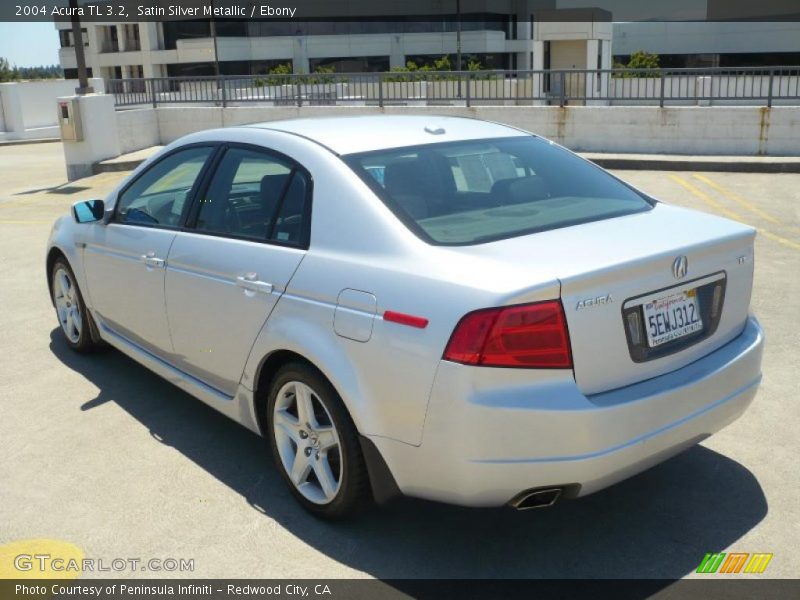 Satin Silver Metallic / Ebony 2004 Acura TL 3.2