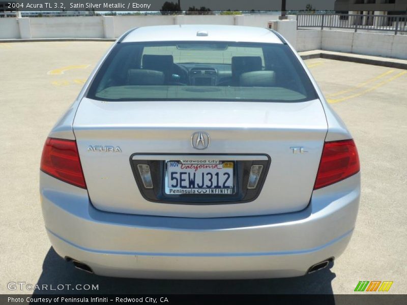 Satin Silver Metallic / Ebony 2004 Acura TL 3.2