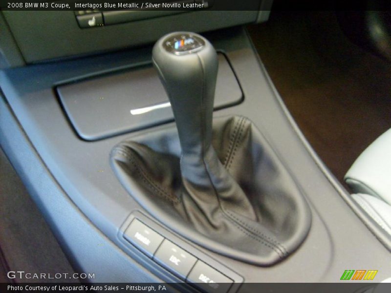 Interlagos Blue Metallic / Silver Novillo Leather 2008 BMW M3 Coupe