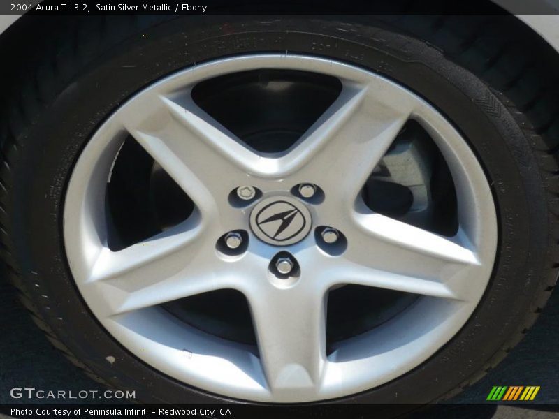 Satin Silver Metallic / Ebony 2004 Acura TL 3.2