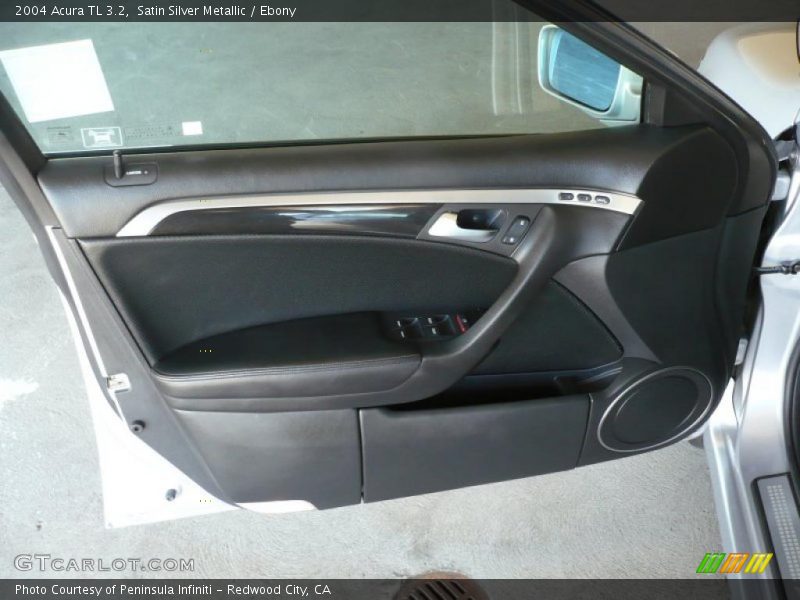Satin Silver Metallic / Ebony 2004 Acura TL 3.2