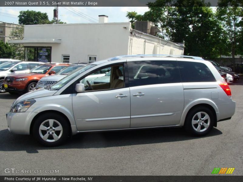 Silver Mist Metallic / Beige 2007 Nissan Quest 3.5 S