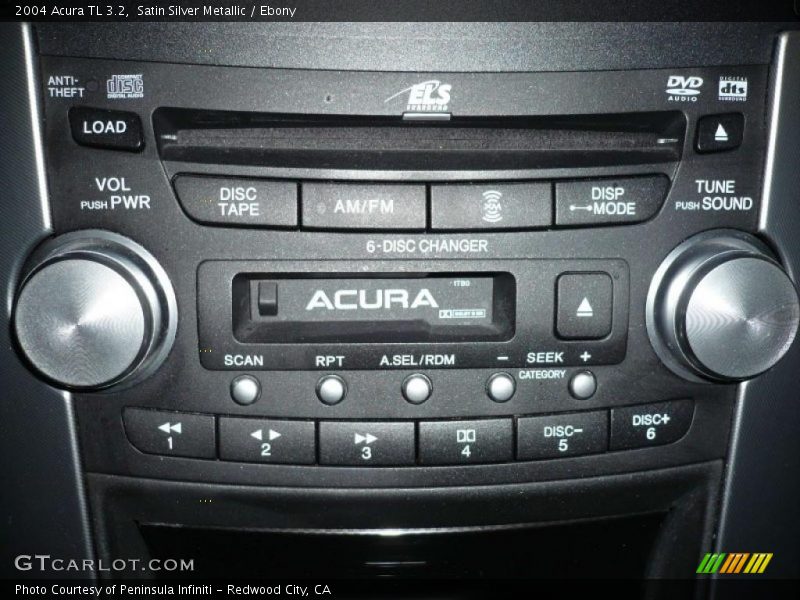 Satin Silver Metallic / Ebony 2004 Acura TL 3.2