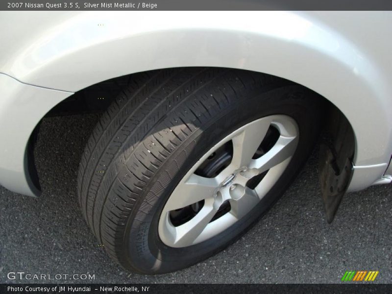 Silver Mist Metallic / Beige 2007 Nissan Quest 3.5 S
