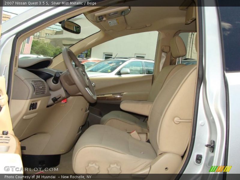 Silver Mist Metallic / Beige 2007 Nissan Quest 3.5 S