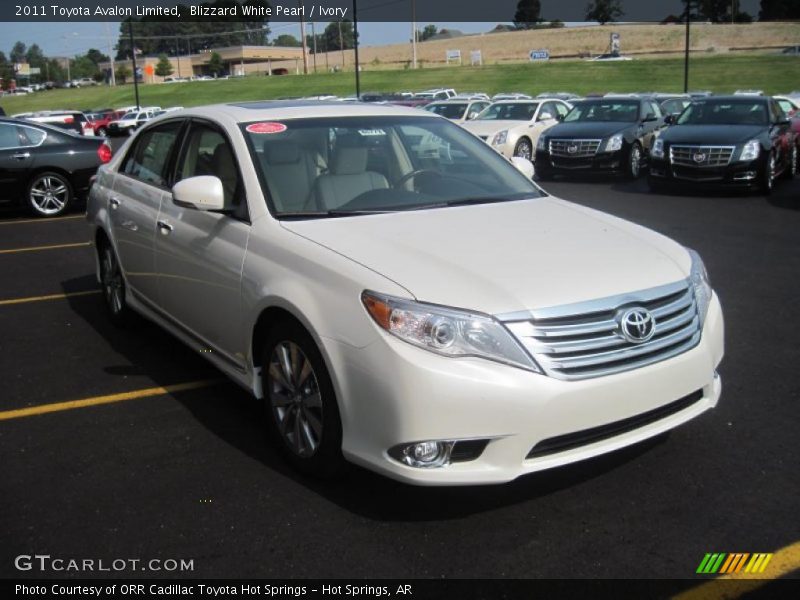 Blizzard White Pearl / Ivory 2011 Toyota Avalon Limited