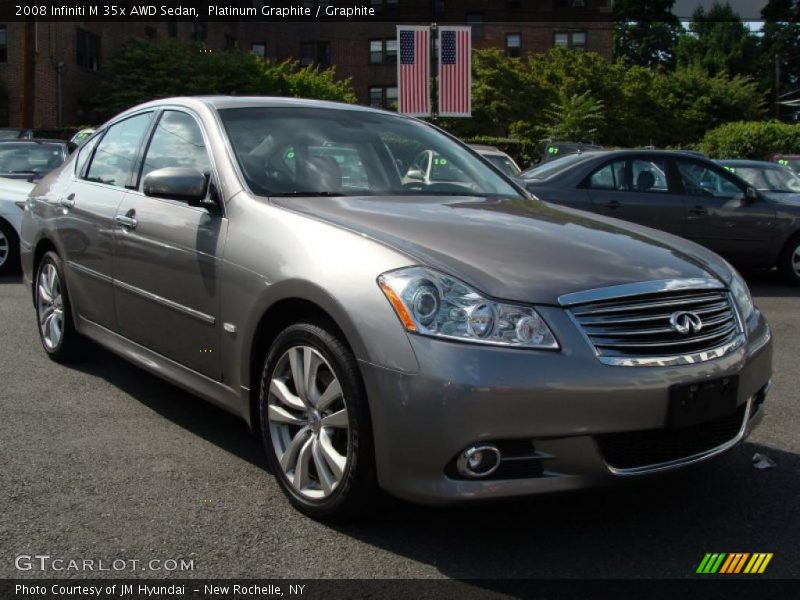 Platinum Graphite / Graphite 2008 Infiniti M 35x AWD Sedan