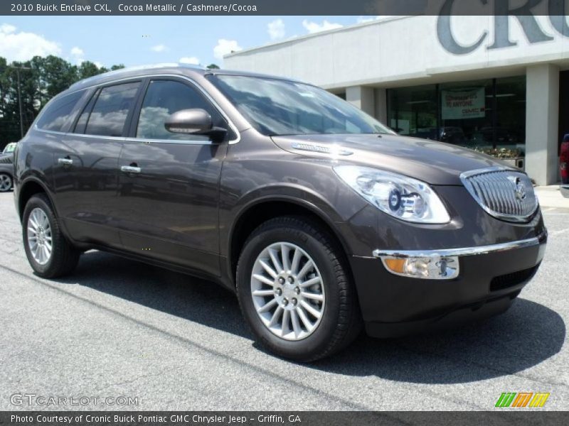 Cocoa Metallic / Cashmere/Cocoa 2010 Buick Enclave CXL