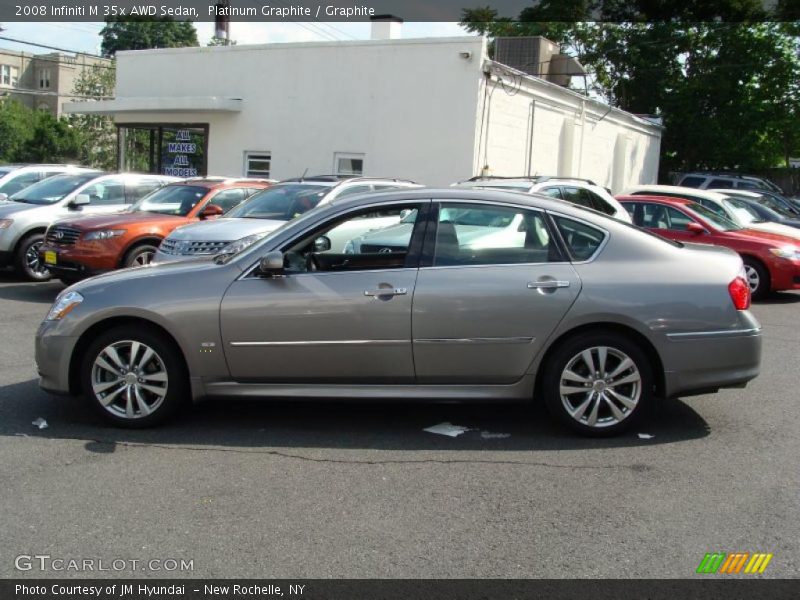 Platinum Graphite / Graphite 2008 Infiniti M 35x AWD Sedan