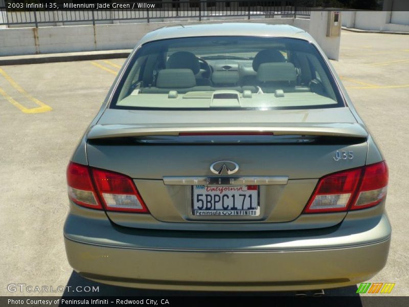 Millennium Jade Green / Willow 2003 Infiniti I 35