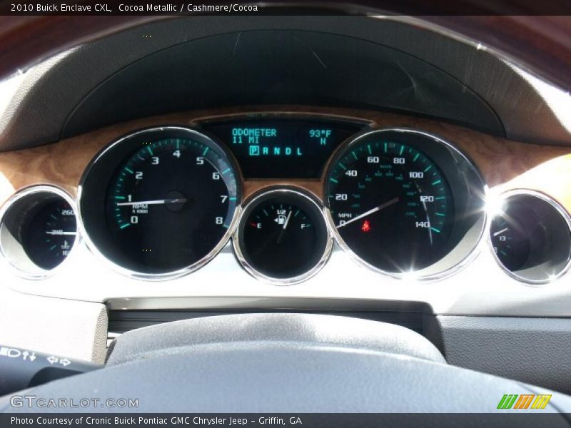 Cocoa Metallic / Cashmere/Cocoa 2010 Buick Enclave CXL
