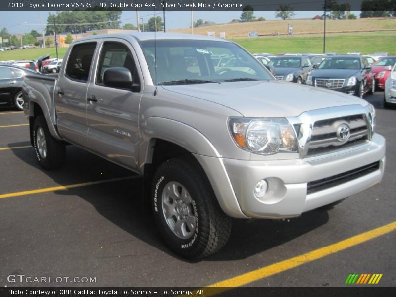 Silver Streak Mica / Graphite 2010 Toyota Tacoma V6 SR5 TRD Double Cab 4x4