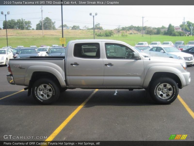 Silver Streak Mica / Graphite 2010 Toyota Tacoma V6 SR5 TRD Double Cab 4x4
