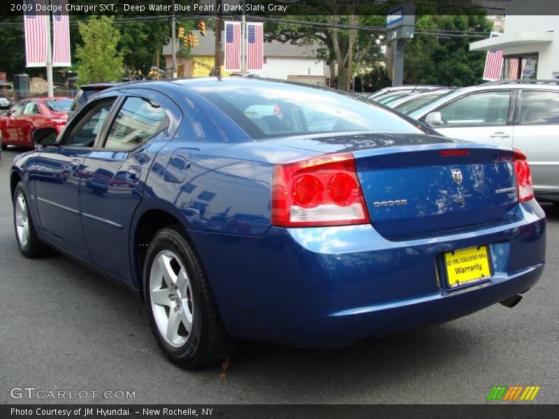 Deep Water Blue Pearl / Dark Slate Gray 2009 Dodge Charger SXT