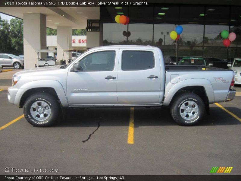 Silver Streak Mica / Graphite 2010 Toyota Tacoma V6 SR5 TRD Double Cab 4x4