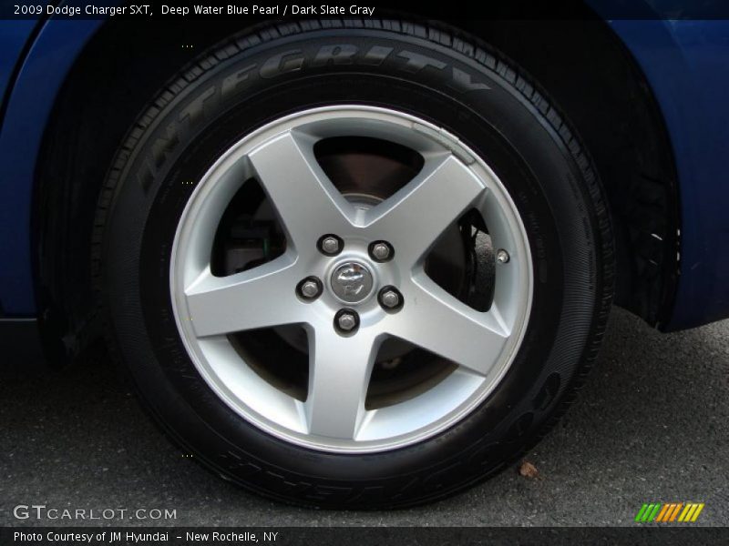 Deep Water Blue Pearl / Dark Slate Gray 2009 Dodge Charger SXT