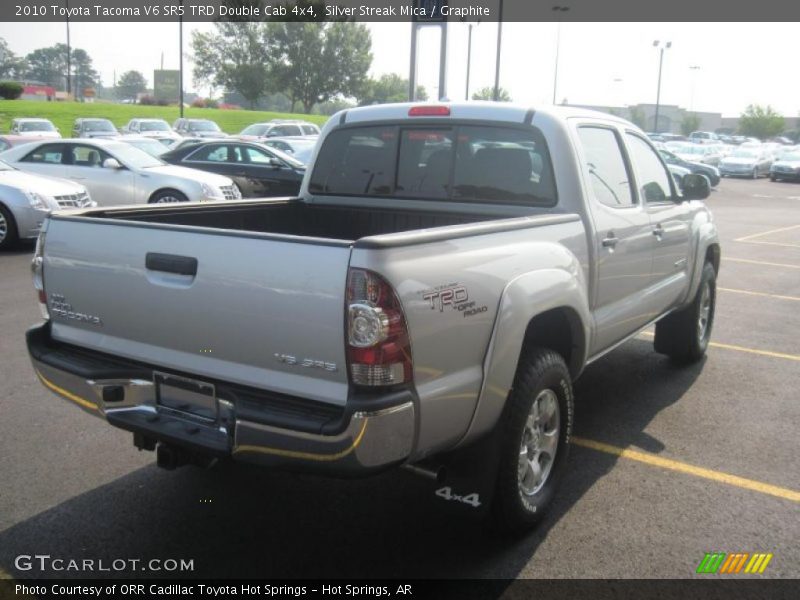 Silver Streak Mica / Graphite 2010 Toyota Tacoma V6 SR5 TRD Double Cab 4x4