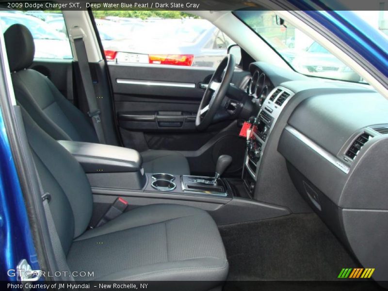 Deep Water Blue Pearl / Dark Slate Gray 2009 Dodge Charger SXT