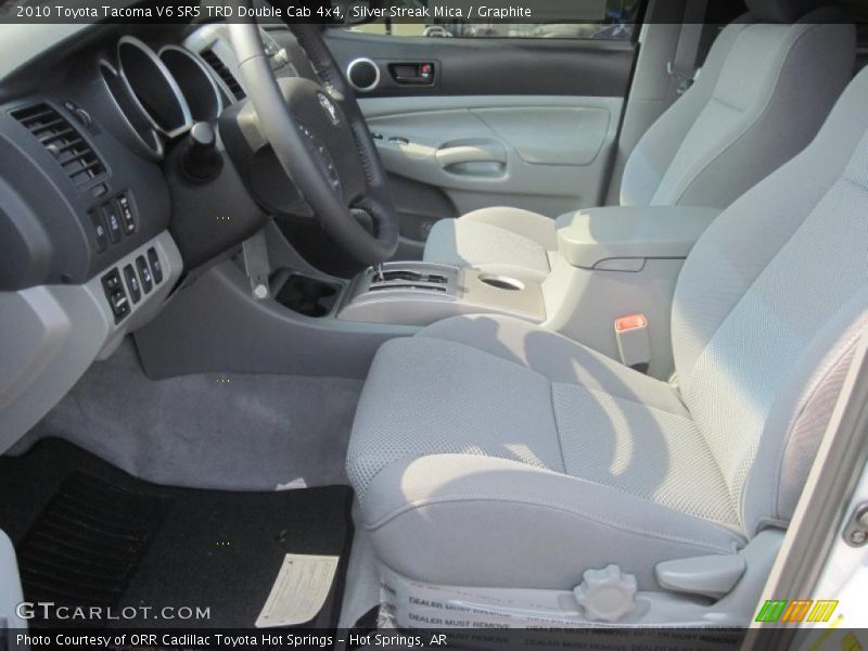 Silver Streak Mica / Graphite 2010 Toyota Tacoma V6 SR5 TRD Double Cab 4x4