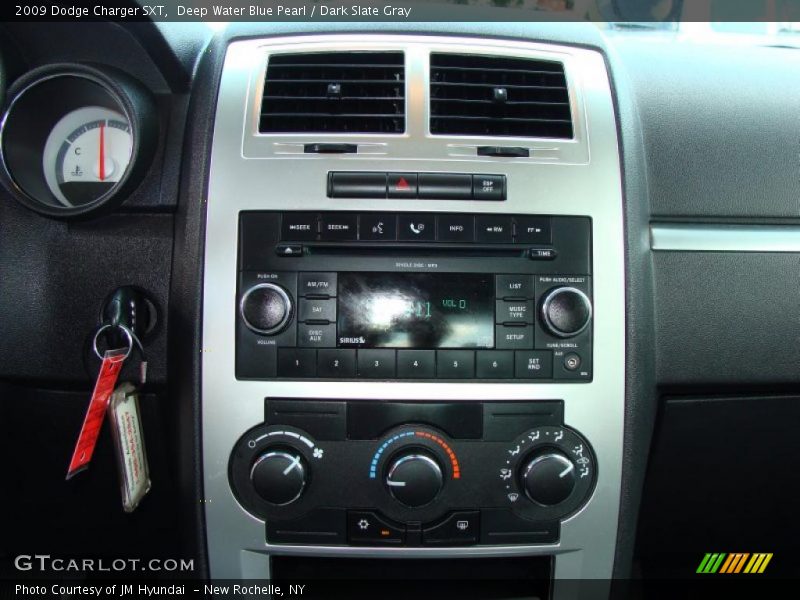 Deep Water Blue Pearl / Dark Slate Gray 2009 Dodge Charger SXT