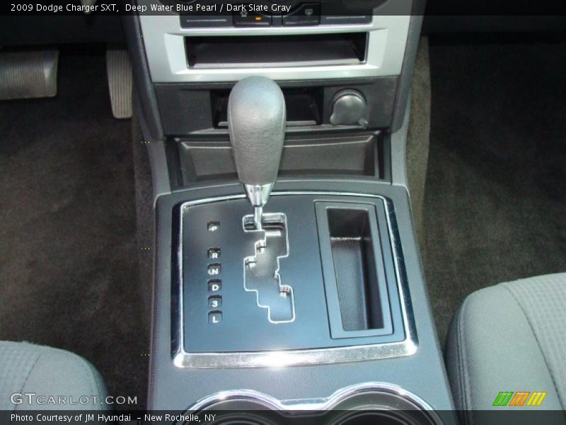 Deep Water Blue Pearl / Dark Slate Gray 2009 Dodge Charger SXT