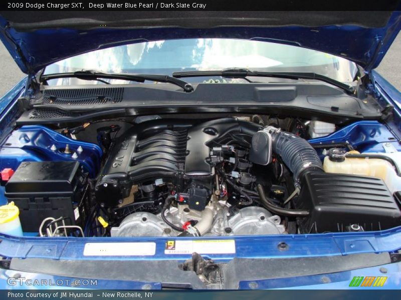 Deep Water Blue Pearl / Dark Slate Gray 2009 Dodge Charger SXT