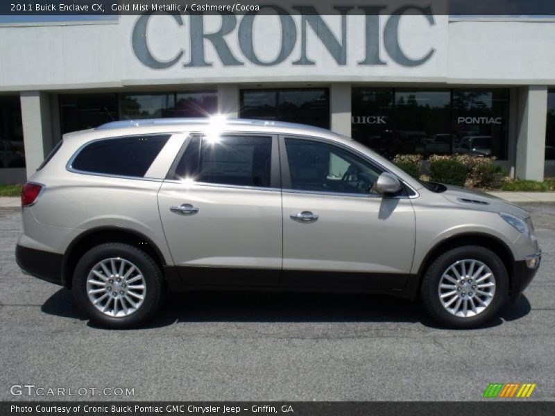 Gold Mist Metallic / Cashmere/Cocoa 2011 Buick Enclave CX