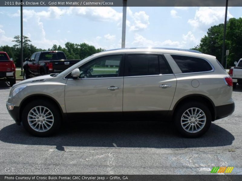 Gold Mist Metallic / Cashmere/Cocoa 2011 Buick Enclave CX