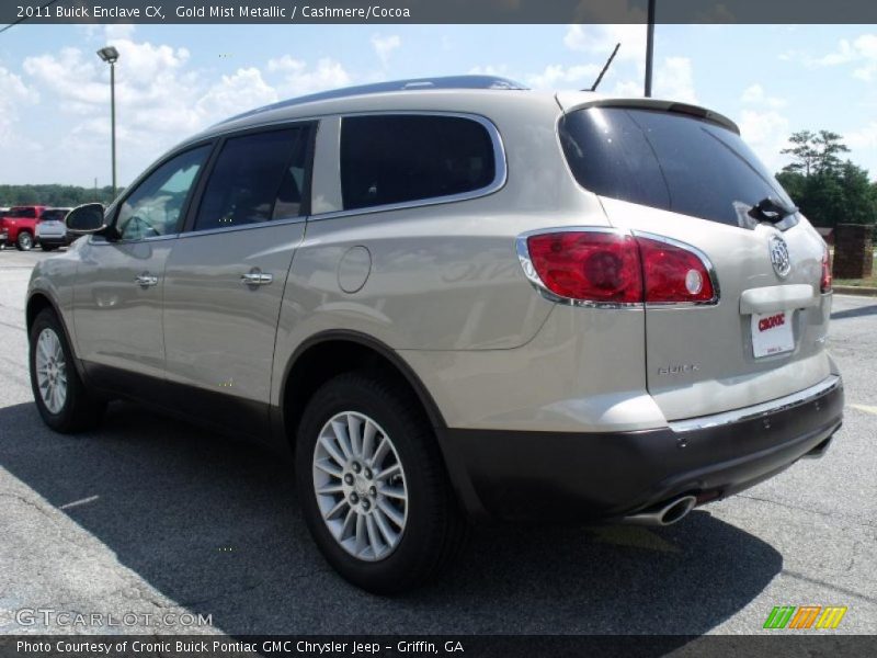 Gold Mist Metallic / Cashmere/Cocoa 2011 Buick Enclave CX