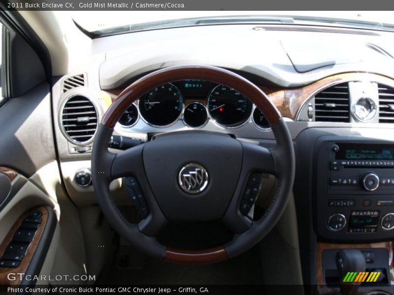 Gold Mist Metallic / Cashmere/Cocoa 2011 Buick Enclave CX