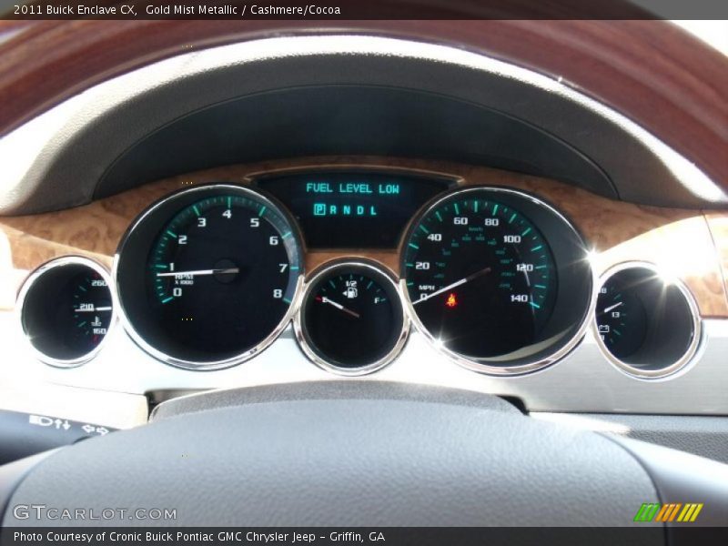 Gold Mist Metallic / Cashmere/Cocoa 2011 Buick Enclave CX