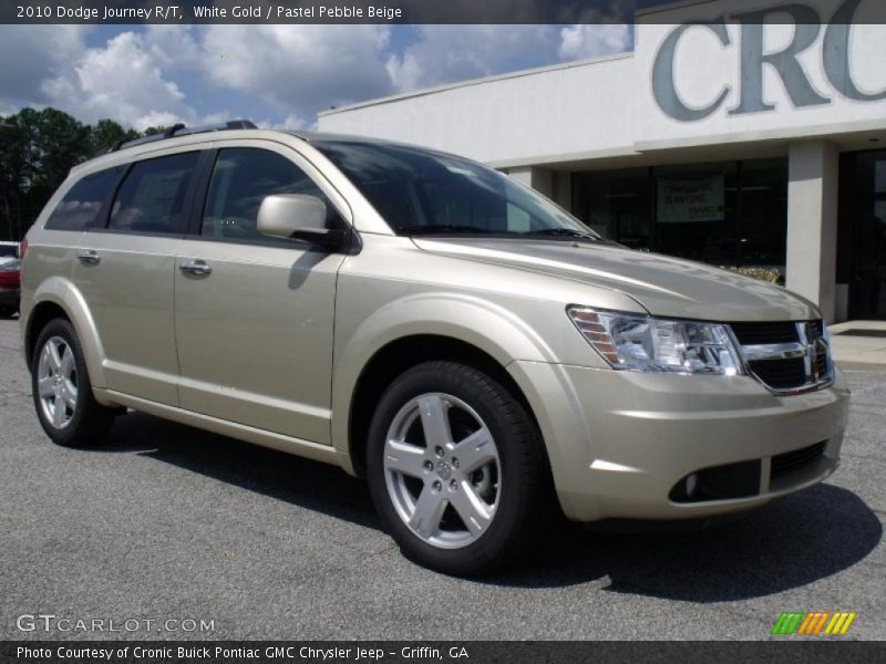 White Gold / Pastel Pebble Beige 2010 Dodge Journey R/T