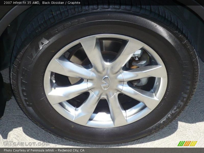 Black Obsidian / Graphite 2007 Infiniti FX 35 AWD