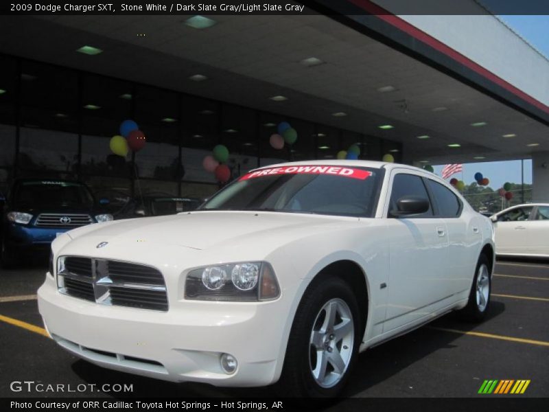 Stone White / Dark Slate Gray/Light Slate Gray 2009 Dodge Charger SXT