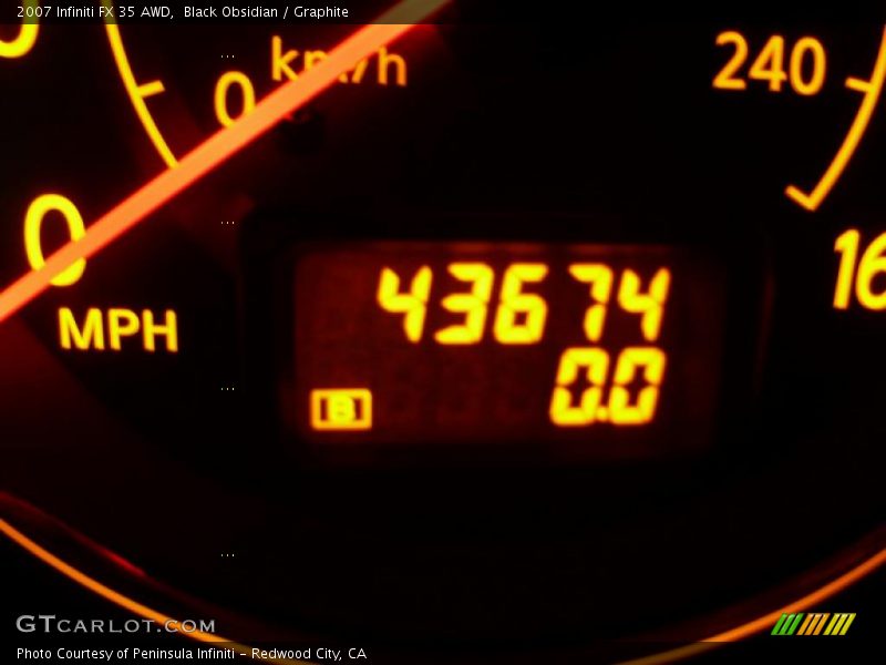 Black Obsidian / Graphite 2007 Infiniti FX 35 AWD