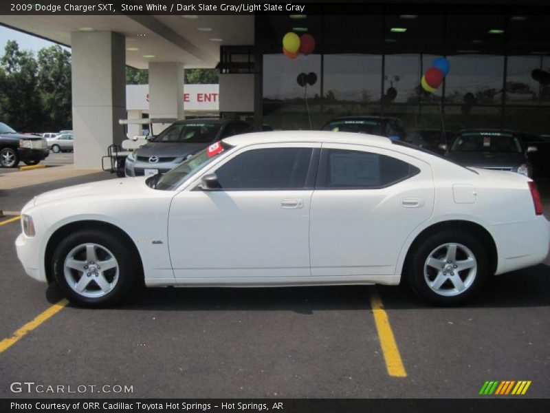Stone White / Dark Slate Gray/Light Slate Gray 2009 Dodge Charger SXT