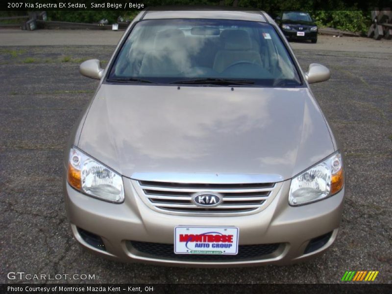 Sand Beige / Beige 2007 Kia Spectra EX Sedan