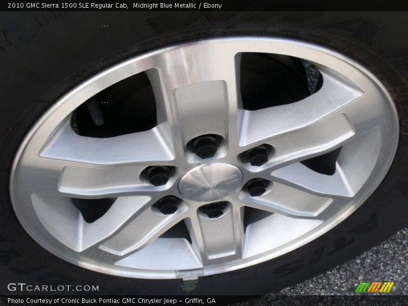 Midnight Blue Metallic / Ebony 2010 GMC Sierra 1500 SLE Regular Cab