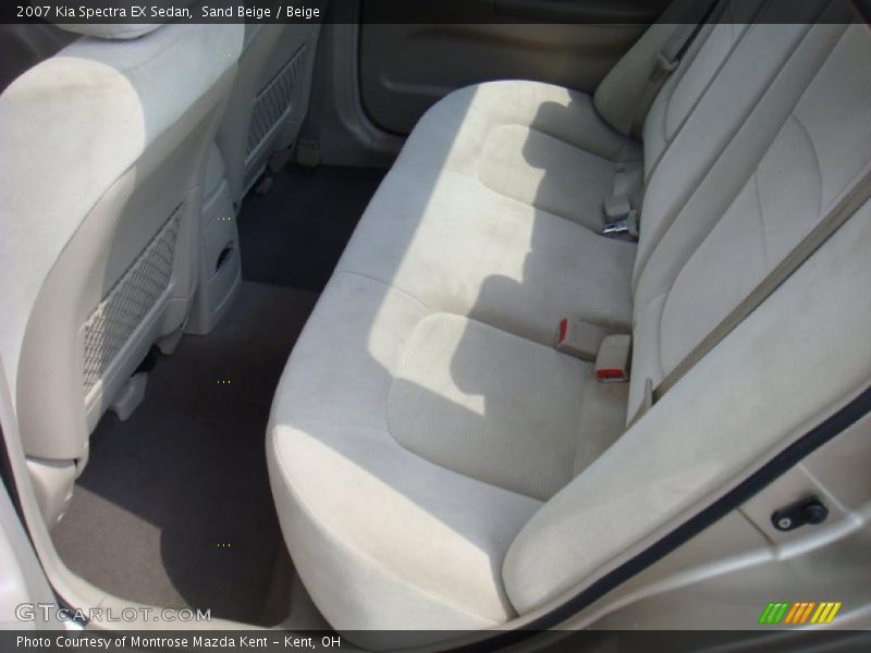Sand Beige / Beige 2007 Kia Spectra EX Sedan