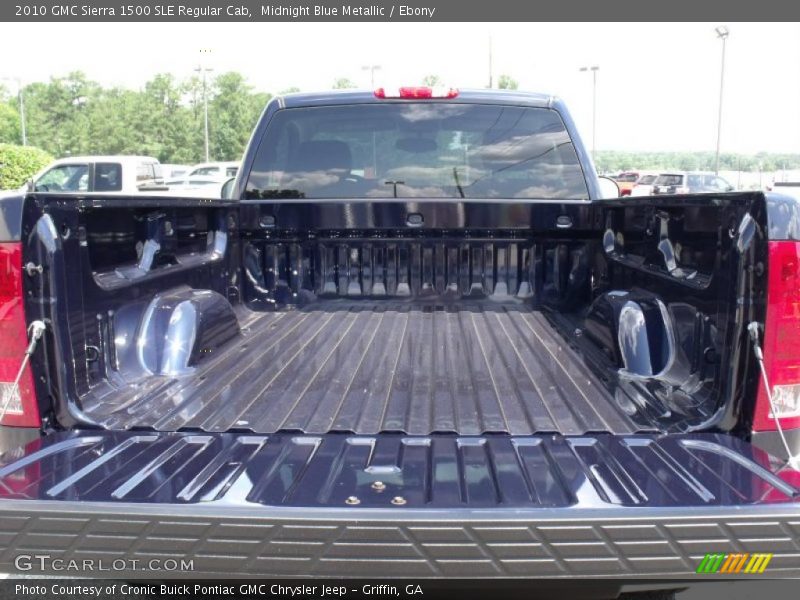 Midnight Blue Metallic / Ebony 2010 GMC Sierra 1500 SLE Regular Cab
